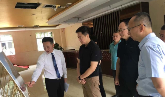 集團領導率隊考察尊龍凱時酒店部分存量項目