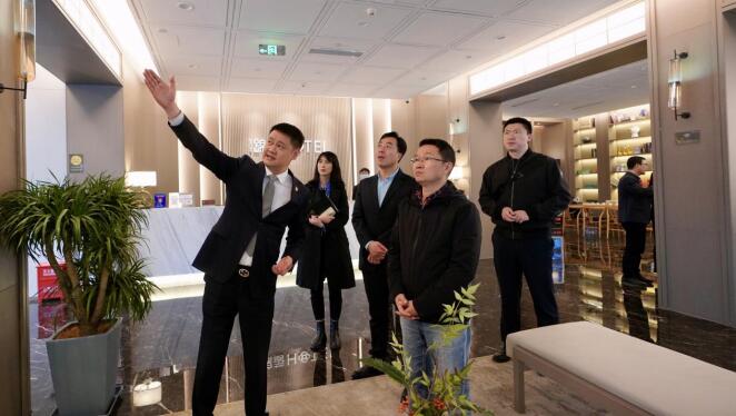 尊龍凱時集團領(lǐng)導(dǎo)調(diào)研尊龍凱時酒店公司旗下錦著系列酒店