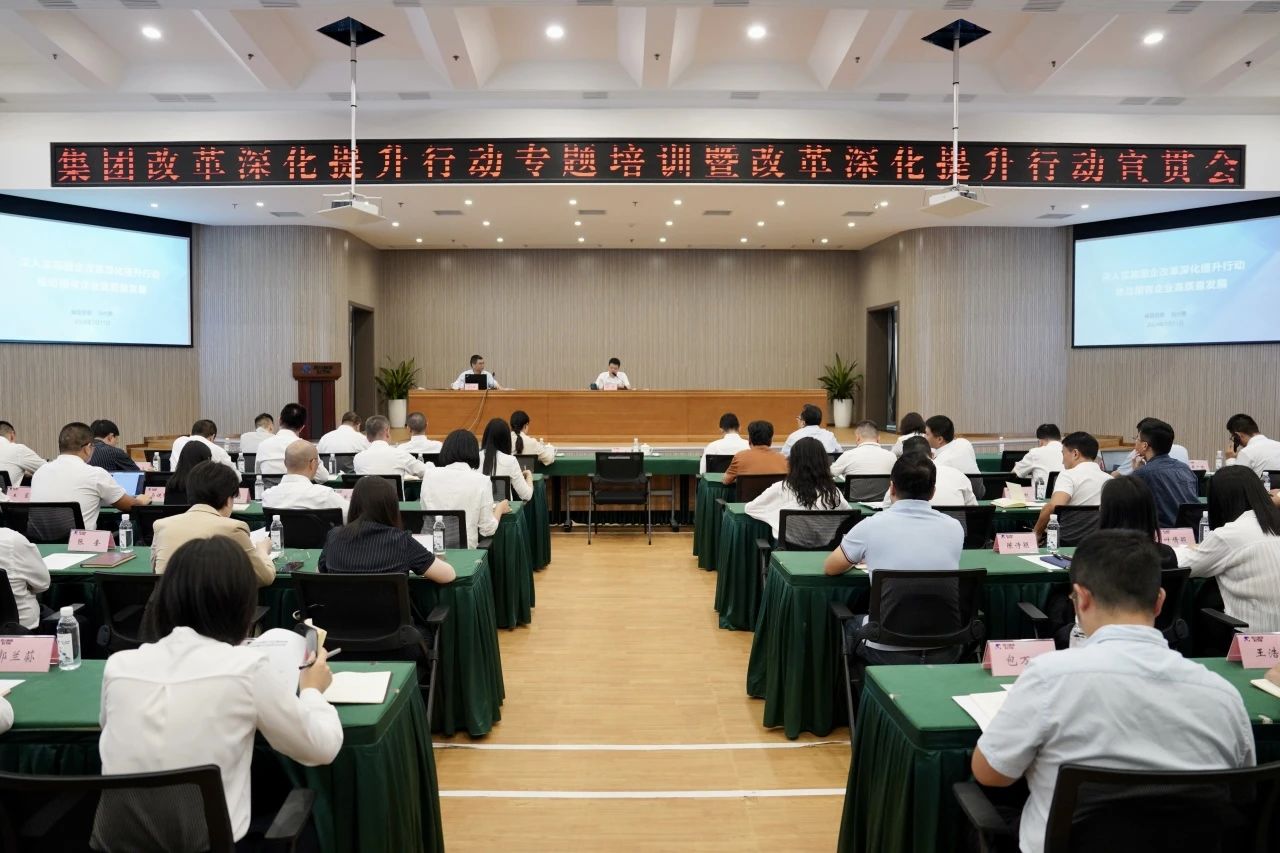 省尊龍凱時(shí)集團(tuán)召開改革深化提升行動專題培訓(xùn)暨改革深化提升行動宣貫會